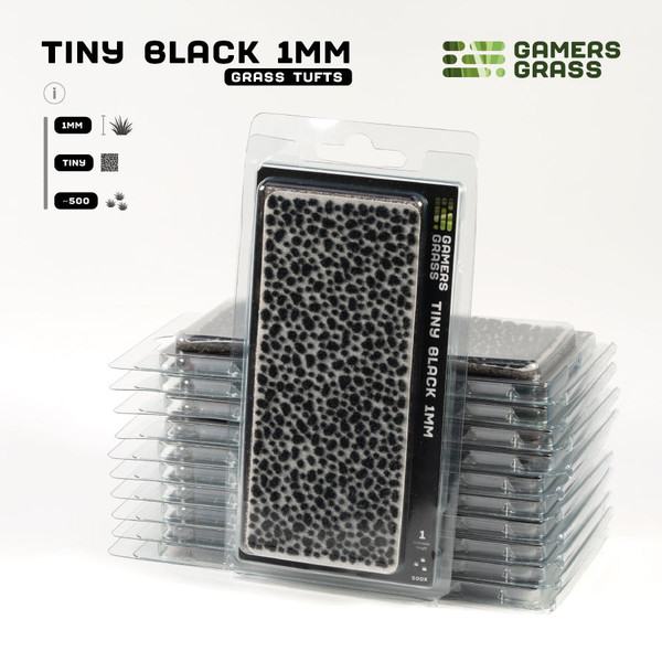 Basing Material and Textures: Gamers Grass Tufts: Tiny Black 1mm