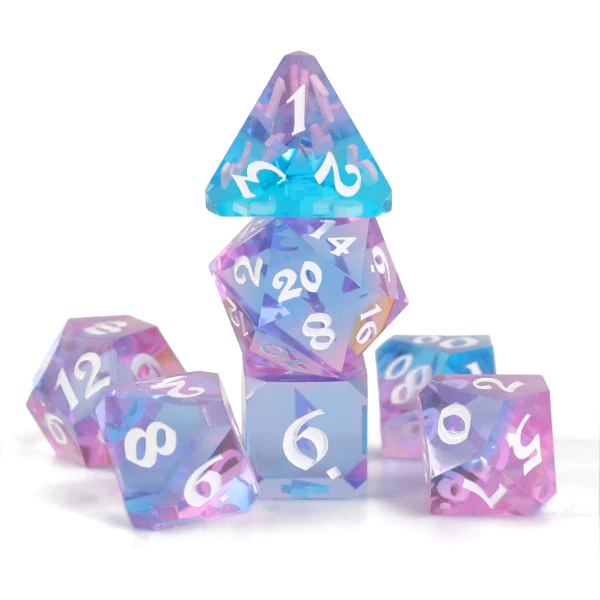 Dice and Gaming Accessories Polyhedral RPG Sets: Multicolored - First Light (7)
