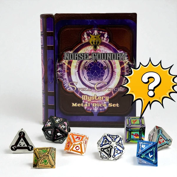 Dice and Gaming Accessories Spell Circle Mystery Dice Set (7)
