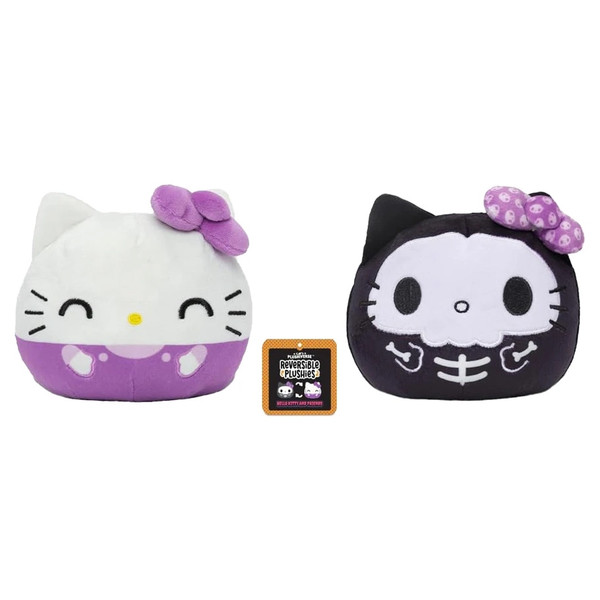 Stuffed Toys: Hello Kitty: Halloween (Skeleton) - 4\" Sanrio Plushie