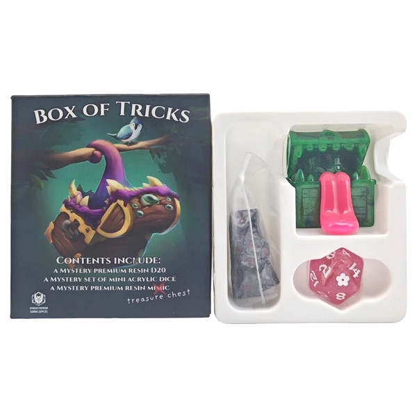 Dice and Gaming Accessories Box of Tricks: Mystery Mimic & Dice