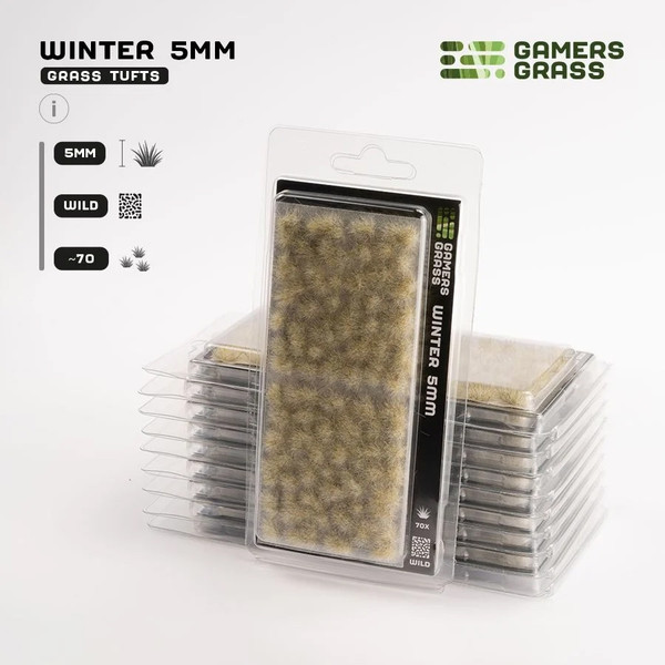 Basing Material and Textures: Gamers Grass Tufts: Winter 5mm