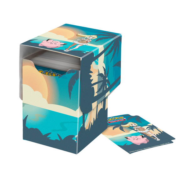 Deck Boxes: Premium Single Dboxes - Pokemon TCG: Lillie and Clefairy 100+ Deck Box