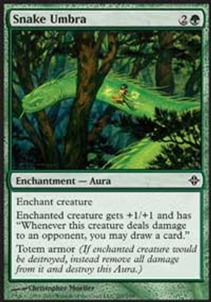 Snake Umbra [Foil] - Rise of the Eldrazi