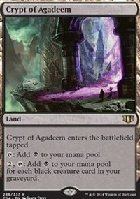 Crypt of Agadeem - Commander 2014