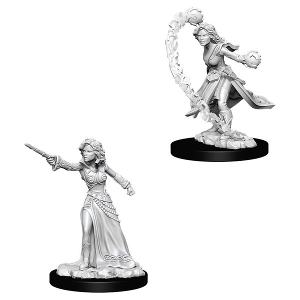RPG Miniatures: Adventurers - Deep Cuts Unpainted Minis: Female Human Wizard RPG Miniatures: Adventurers - Deep Cuts Unpainted Minis: Female Human Wizard