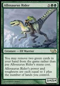 Allosaurus Rider - Duel Decks: Elves vs. Goblins
