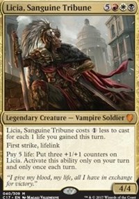 Licia, Sanguine Tribune [Foil] - Commander 2017