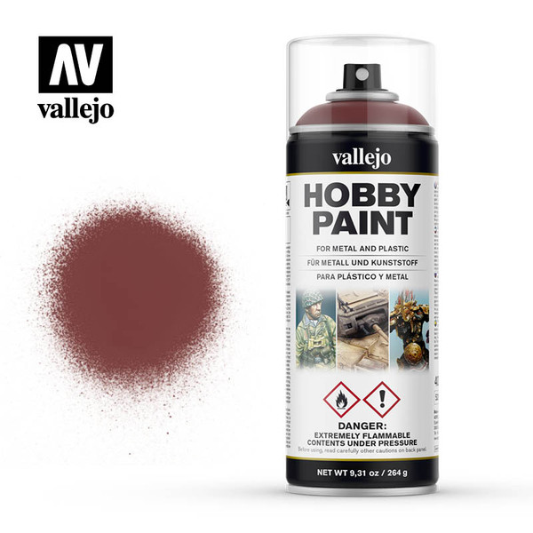 Spray Primers and Varnish: Vallejo - Spray: Gory Red (400 ml.)