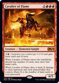 Cavalier of Flame [Foil] - Core Set 2020