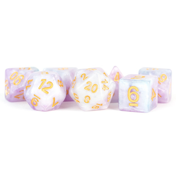 Dice and Gaming Accessories Polyhedral RPG Sets: 7-Set: 16mm: Lavender