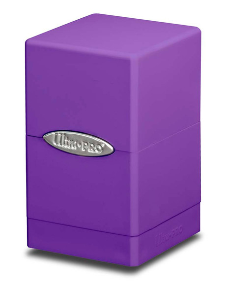 Deck Boxes: Premium Single Dboxes - Satin Tower Deck Box - Purple