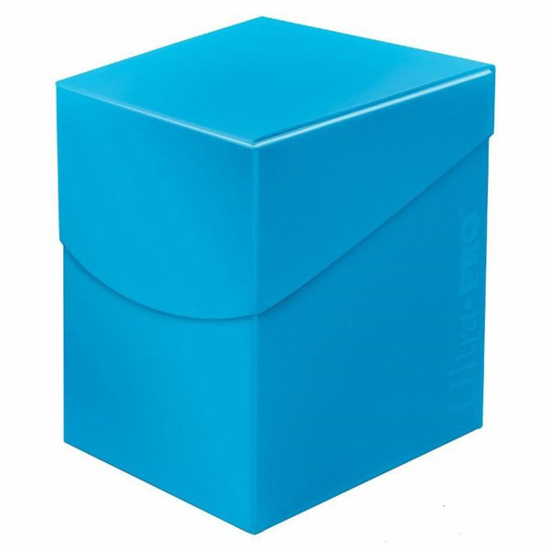 Deck Boxes: Simple Deck Boxes - PRO 100+ Eclipse Deck Box - Sky Blue
