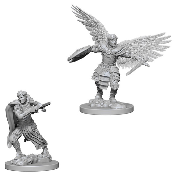 RPG Miniatures: Adventurers - Nolzur's Marvelous Unpainted Minis: Male Aasimar Fighter