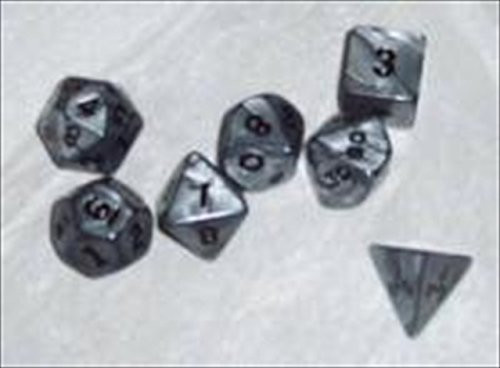 Dice and Gaming Accessories Polyhedral RPG Sets: 7-setCubeOLY SVbk