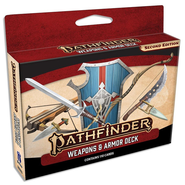 Pathfinder: GM Screens and Character Folios - Pathfinder Rpg: Weapons And Armor Deck (P2)