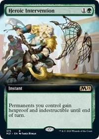 Heroic Intervention (Extended Art) - Core Set 2021