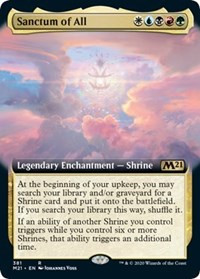 Sanctum of All (Extended Art) [Foil] - Core Set 2021