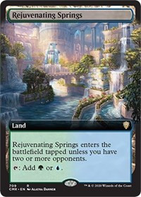 Rejuvenating Springs (Extended Art) [Foil] - Commander Legends