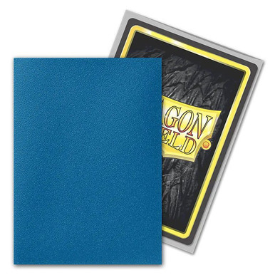 Card Sleeves: Solid Color Sleeves - Dragon Shield: (100) Matte Dual -  Special Edition Cobalt/Silver (25th Anniversary) - Tower of Games
