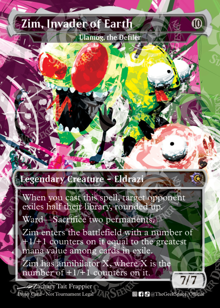 Zim, Invader of Earth MTG Proxy