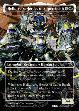 Helldivers, Heroes of Super Earth + Token (Myrel, Shield of Argive)