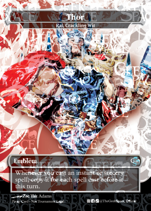 Thor, God of Thunder + Emblem and Token (Ral, Cracking Wit)