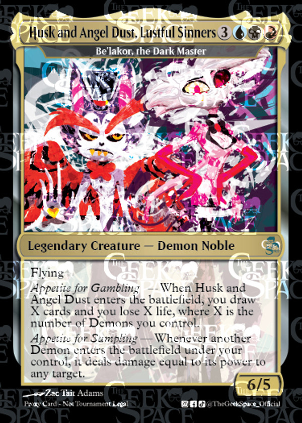 Husk and Angel Dust, Lustful Sinners (Be'lakor, the Dark Master)