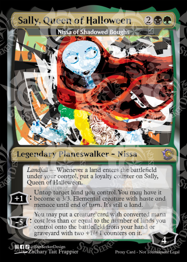 Sally, Queen of Halloween (Nissa of Shadowed Boughs)