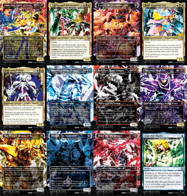 Proxy Yugioh MTG Commander Deck