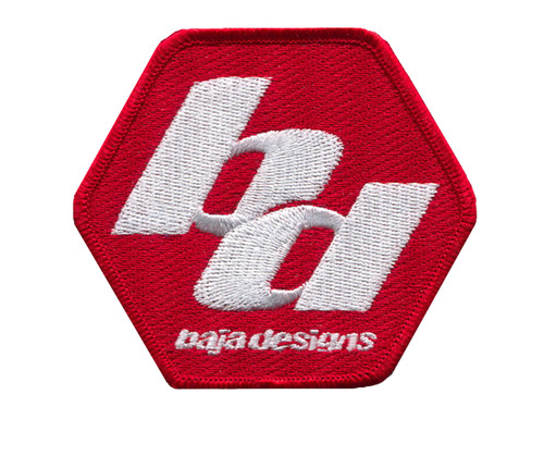 Baja Designs Patch 3x3 Inch Red/White