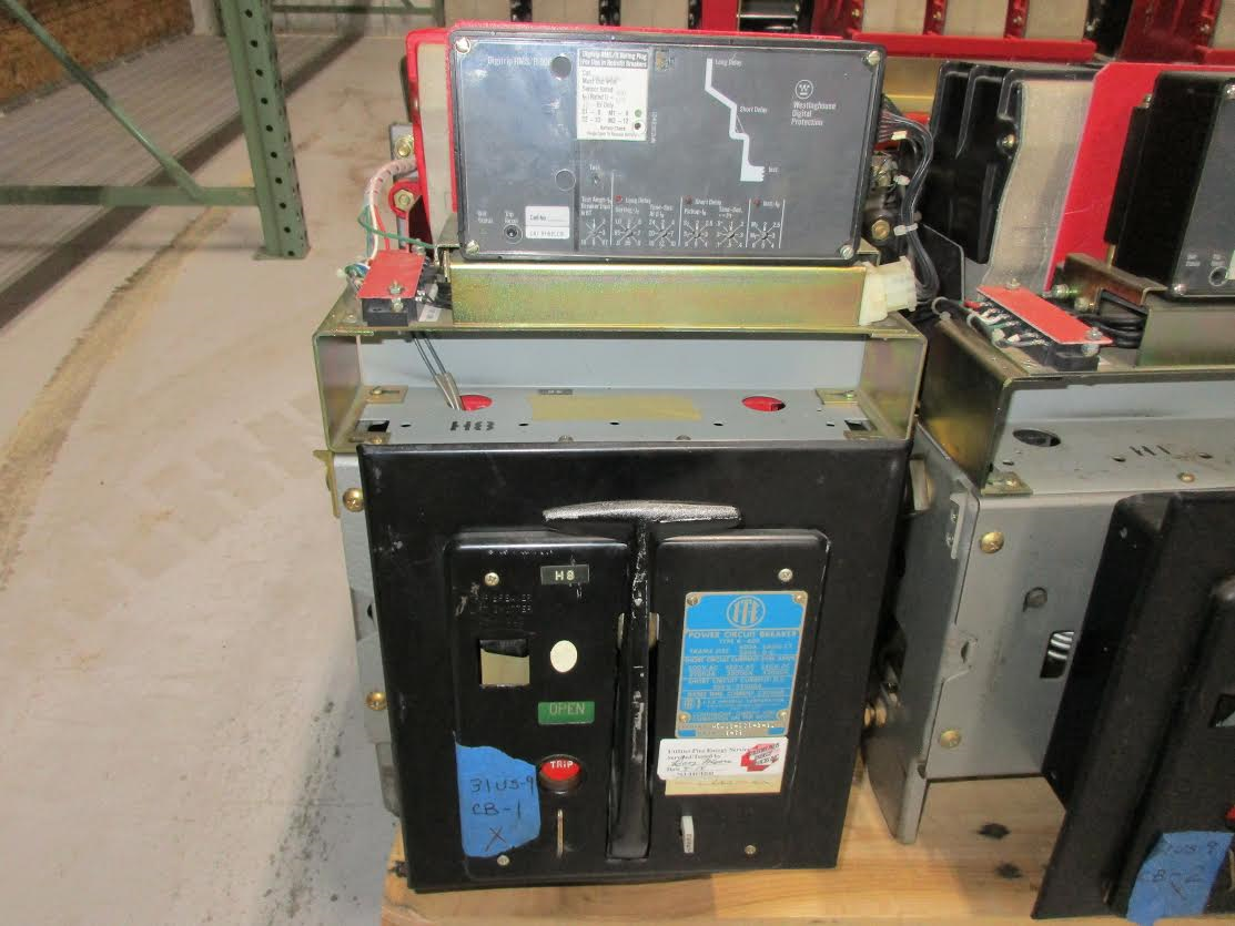 K600 ITE Red 600A MO/DO LSI Air Circuit Breaker Bullock Breakers