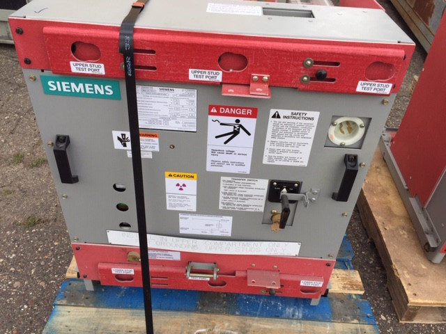 Siemens GMSG-EO Type A 1200/2000/3000A 15KV Ground & Test Unit ...