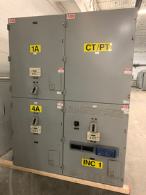 ABB VHK Main-Tie-Main 5KV Switchgear Lineup (#197) ABB VHK Main-Tie-Main 5KV Switchgear Lineup (#197)