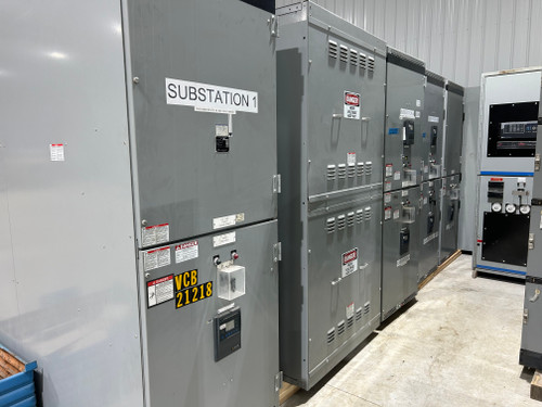 Square D Type VR 15KV 1200A Main Switchgear Lineup (#283) Square D Type VR 15KV 1200A Main Switchgear Lineup (#283)