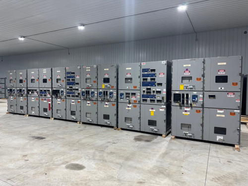 ABB ADVAC 15KV 1200A Main-Tie-Main Switchgear Lineup (#188)
