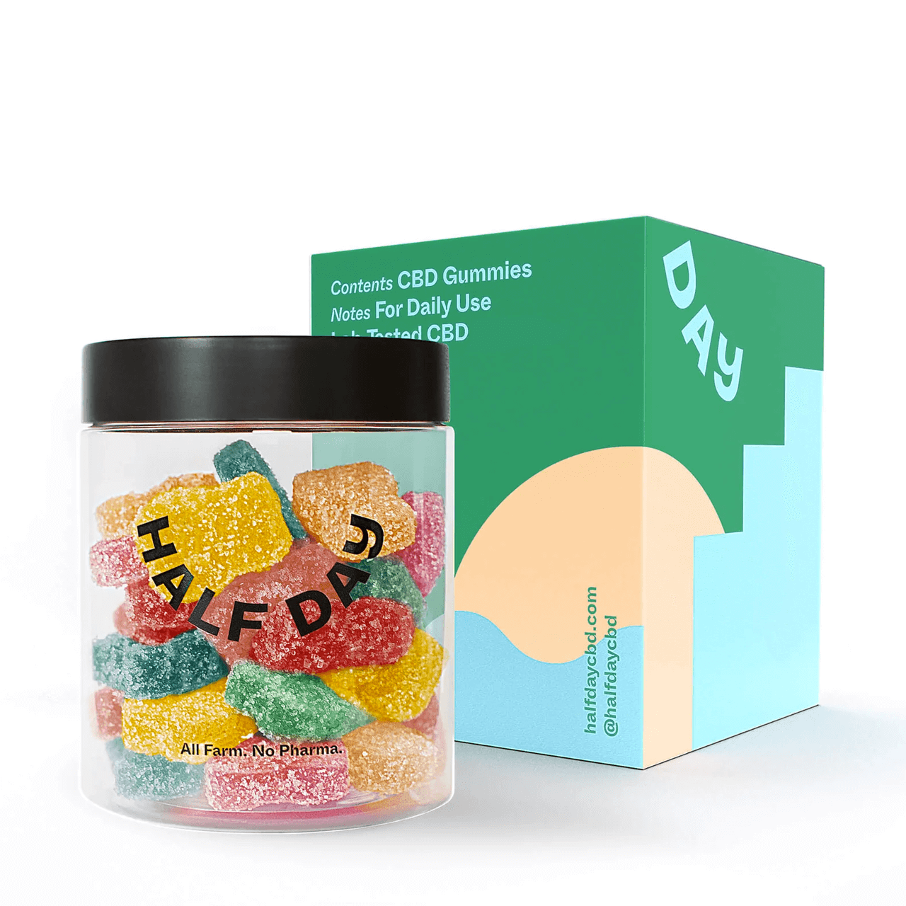 Half Day Combo Full Spectrum CBD Gummies 30 CT - Assorted Flavors