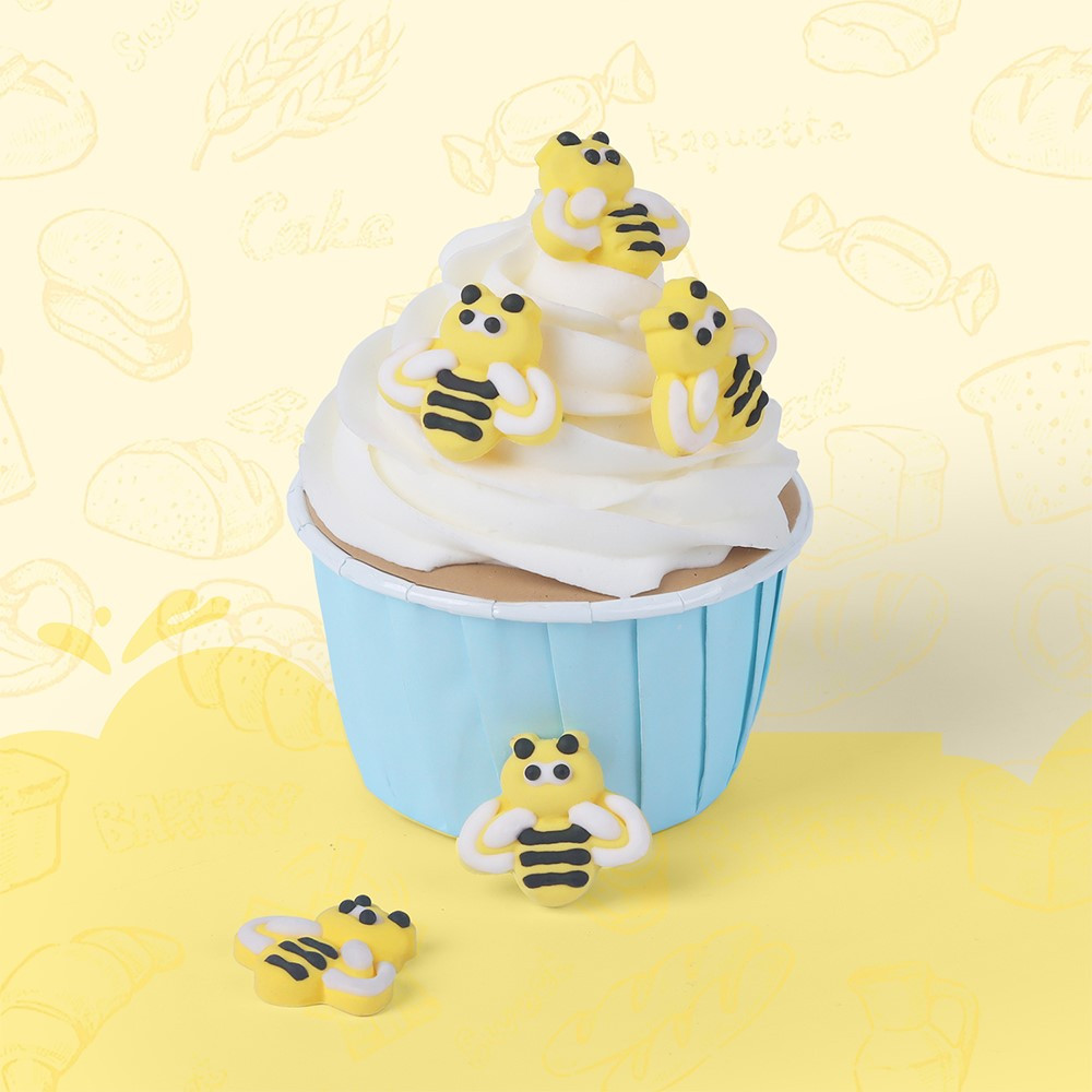 Icing Decoration Bees Fancy Flours