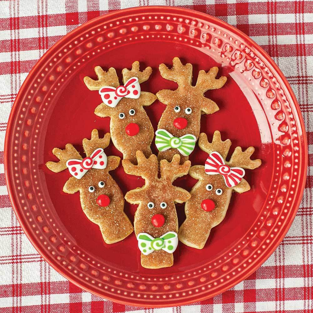 Reindeer Gingerbread Man Reindeer Cut Out Cookies Fun