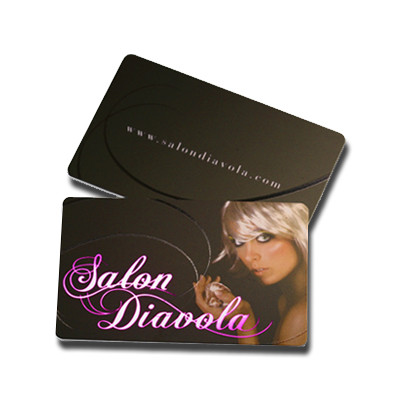 Color Plastic 20pt. Business Cards with Round Corners - Clash Graphics