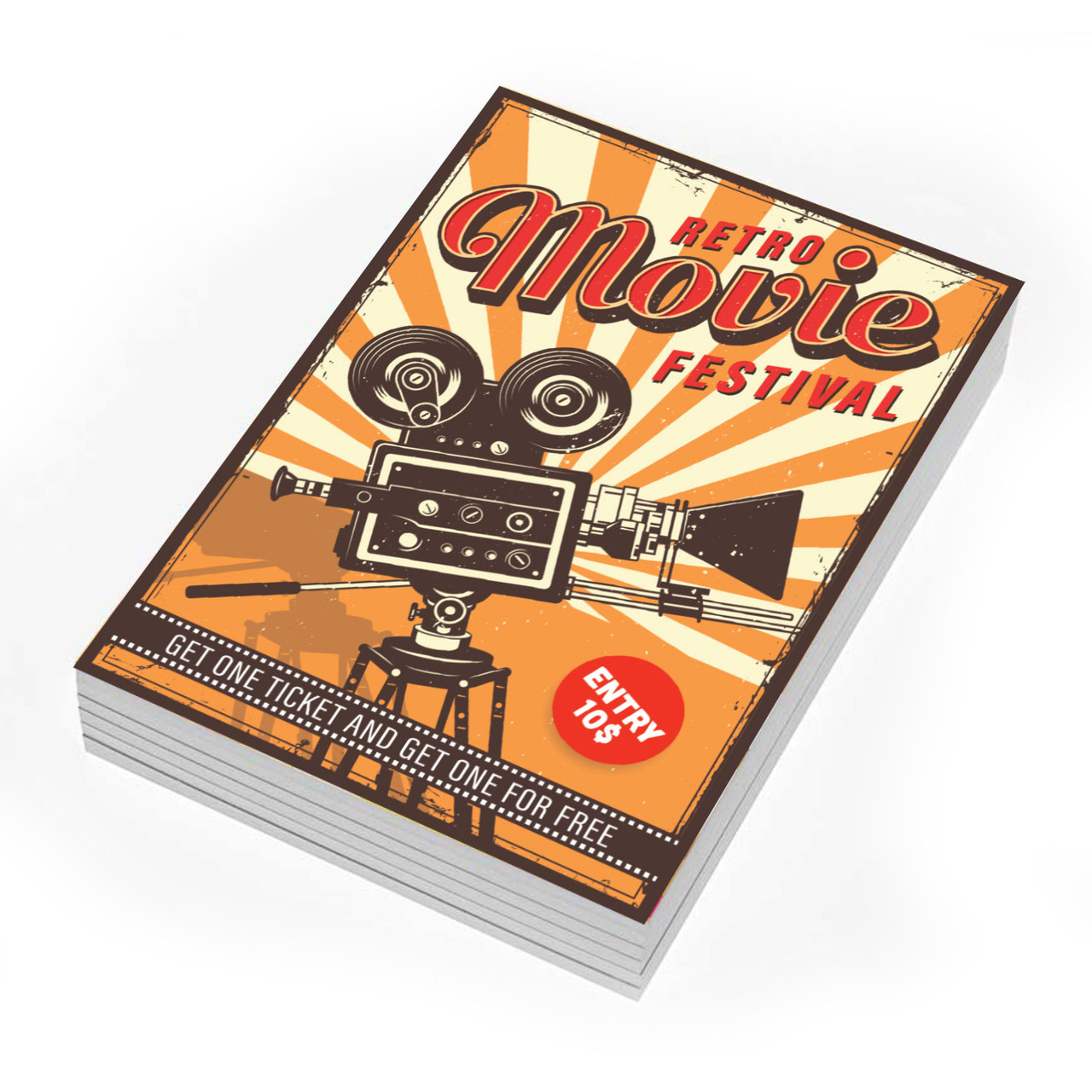 2.75 x 4.25 MINI FLYERS NEXT DAY - Clash Graphics