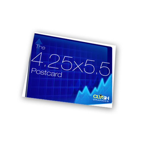 4.25 X 5.5 Postcard 16pt Card Stock - Clash Graphics