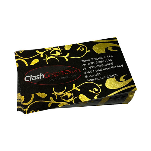 14 Point Uncoated Foil Cards - Clash Graphics