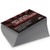 This business card features Spot UV treatment on 16-point matte cardstock. The matte finish provides a sophisticated backdrop, while the second set of files specifies the exact locations for the glossy highlights using Spot UV. This design technique enhances certain areas, making the card more eye-catching and professional.