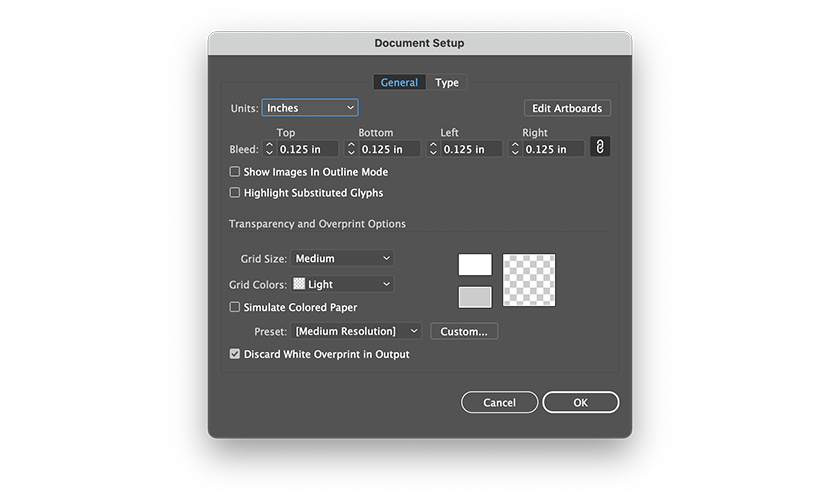 adding bleed in Illustrator large format print