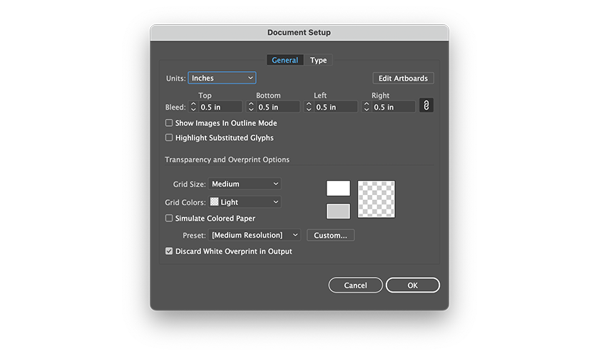 adding bleed in Illustrator