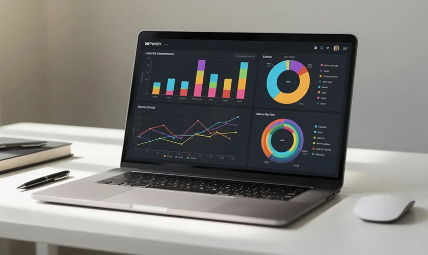 data visualization charts related to brand awareness metrics for increasing brand visibility
