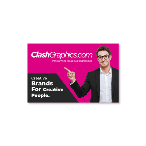 3 X 5 Sticker - Clash Graphics