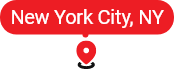 Map pin for New York City, New York