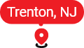 Map pin for Trenton, New Jersey